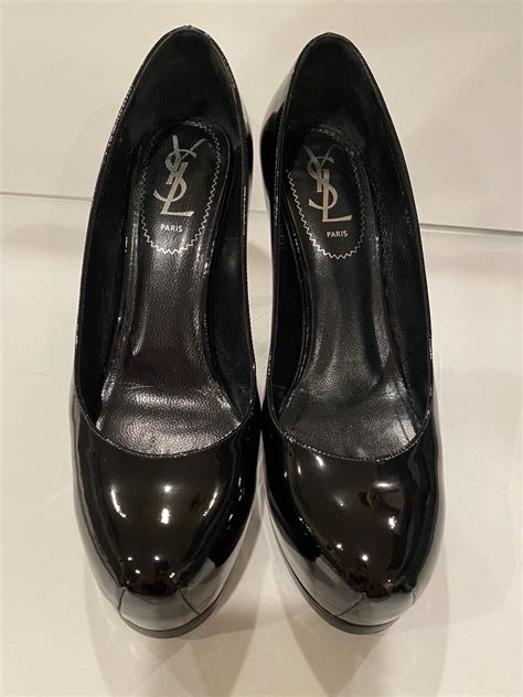 Yves Saint Laurent YSL Tribtoo Patent Leather Pump 